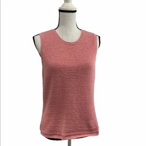 Pendleton Sweater Size Large Sleeveless Pink